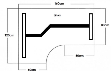 Zit/sta Wing Professional elektrisch 160x120 cm